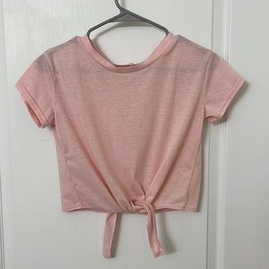 Pink Crop Top